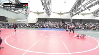 62-J lbs Quarterfinal - Giovanni Mazzio, Revolution Wrestling Club vs Coleman Sehar, D3 Training Center