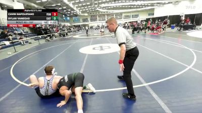 157 lbs Champ. Round 2 - Dylan Vanegas, Castleton vs Cavin Napoletano, Pennsylvania College Of Technology