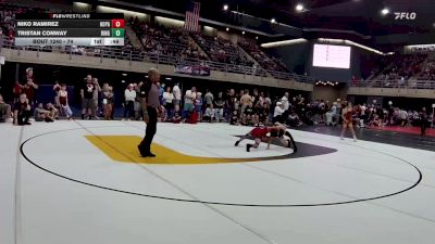74 lbs Consi Of 8 #2 - Niko Ramirez, Hopatcong vs Tristan Conway, Binghamton