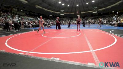 84 lbs Quarterfinal - Knox Trosky, Claremore Wrestling Club vs Crew Card, Tulsa Blue T Panthers