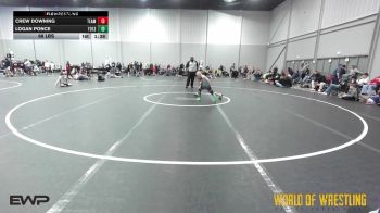 68 lbs Rr Rnd 4 - Crew Downing, Team Danger 12U vs Logan Ponce, Tulsa Elite 12U 1