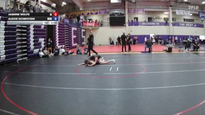 138 lbs Cons. Semi - Alexis Schmotzer, McMurry vs Jasmine Wolfe, Indian Hills