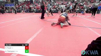 88 lbs Rr Rnd 1 - Hattie Foust, Tuttle Wrestling vs Harmony Thompson, Team Of Hard Knox