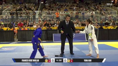 Yuna Han vs Frances Rose Whelan 2025 Pan Kids Jiu-Jitsu IBJJF Championship