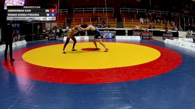 70kg Cons. Round 2 - Abdrahman Kair, Cattown Wrestling Club vs Roman Scriba-Podaima, UBC Wrestling