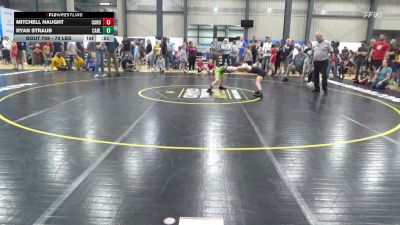 70 lbs Round Of 16 - Mitchell Haught, Canonsburg vs Ryan Straub, Carlisle