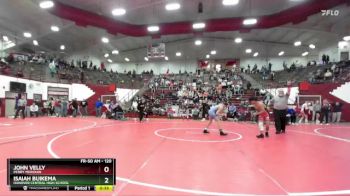 120 lbs Champ. Round 2 - John Velly, Perry Meridian vs Isaiah Buikema, Hanover Central High School