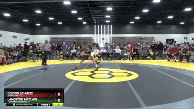 95 lbs Round 1 (8 Team) - Colton Schultz, Short Time vs Langston McClain, Team Missouri (MO)