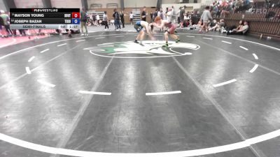 126 lbs Semifinal - Mayson Young, South Effingham Mustang Wrestling Club vs Joseph Bazan, Teknique Wrestling