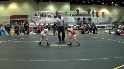 53 lbs Round 3 (6 Team) - Logan Hillary, ARES Red vs Russell Flatter, Contenders WA Green