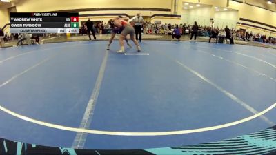 184 lbs Quarterfinal - Andrew White, University Of Olivet vs Owen Turnbow, Albion College