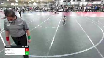 52 lbs Rr Rnd 3 - Zaiden Tena, Ft Lupton vs Parker French, Bear Cave