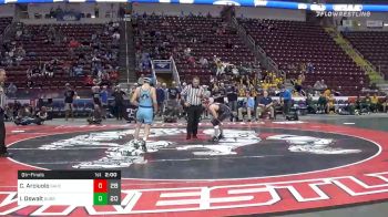 132 lbs Quarterfinal - Christopher Arciuolo, Saucon Valley Hs vs Ian Oswalt, Burrell Hs