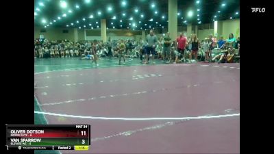 55 lbs Round 1 (8 Team) - Oliver Dotson, Moyer Elite vs Van Sparrow, Elevate WC