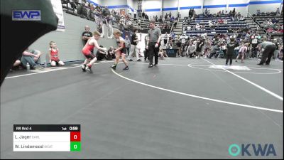 66 lbs Rr Rnd 4 - Lane Jager, Carl Albert vs Wrightt Lindamood, Weatherford Youth Wrestling