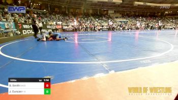 110 lbs Round Of 16 - Braylen Smith, Sherman Challengers vs John Duncan, F-5 Grappling