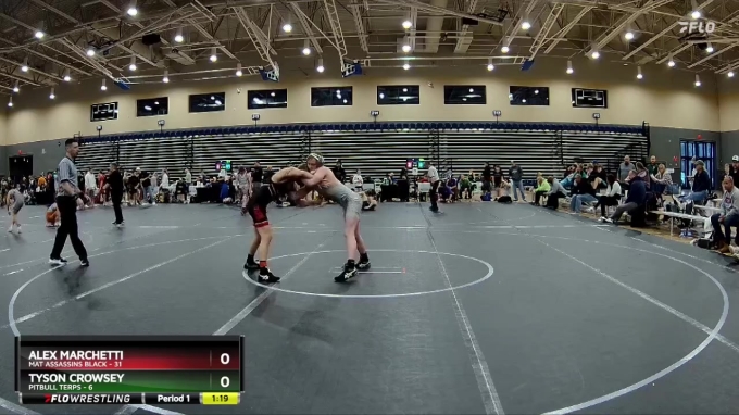 115 lbs Round 2 (4 Team) - Alex Marchetti, Mat Assassins Black vs Tyson ...