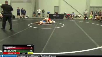 182 lbs Round 2 (6 Team) - Aidan Bednar, Texas B vs Tristan Pekas, North Dakota Blue