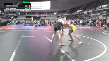 5A 175 lbs Quarterfinal - Keelan Jackson, Moody Hs vs Kole Baldwin, Beauregard HS