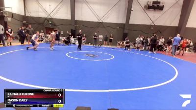 144 lbs Champ. Round 2 - Kaimalu Kukonu, HI vs Mason Daily, WA