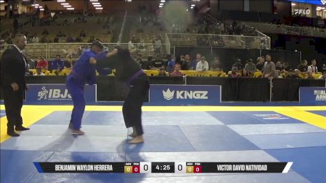 Victor David Natividad vs Benjamin Waylon Herrera 2025 Pan Jiu Jitsu IBJJF Championship