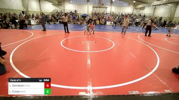 83 lbs Consi Of 4 - Lincoln Davidson, Dark Cloud Wrestling Club vs Layten Cross, Brushy Wrestling Club