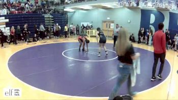 135 lbs. Champ. Round 2 - Tiffany Breshears, Broken Arrow vs Brooklyn Johnson, Jefferson City