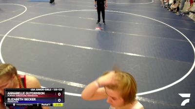 135-139 lbs Round 1 - Annabelle Gutormson, Pursuit Wrestling Minnesota vs Elizabeth Becker, Minnesota
