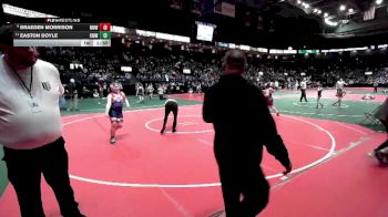 160 lbs Champ. Round 2 - Easton Doyle, CMW2 vs Braeden Morrison, NWW2