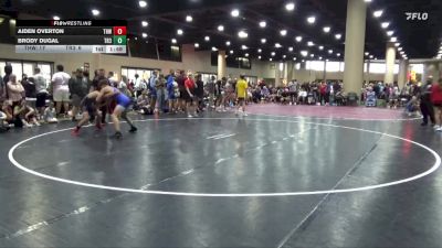 132 lbs Round 4 (6 Team) - Brody Dugal, Team Rich Habits #3 vs Aiden Overton, Tough House WC