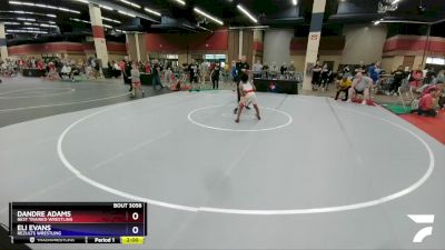 92 lbs Semifinal - Dandre Adams, Best Trained Wrestling vs Eli Evans, ReZults Wrestling