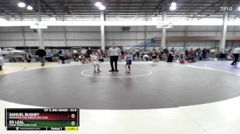 53 B Round 3 - Samuel Bushey, Mountain Man Wrestling Club vs Ed Leal, Hawk Wrestling Club