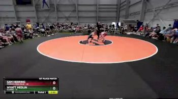 120 lbs Placement Matches (16 Team) - Sam Herring, Pennsylvania Blue vs Wyatt Medlin, Illinois