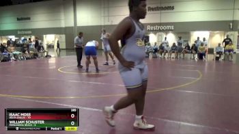 285 lbs Round 5 (6 Team) - Isaac Moss, Delta Eagles vs William Schuster, Fernandina Beach