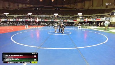 138 lbs Finals (2 Team) - Arjun Manjunatha, Independence vs Carson Easlick, Westfield