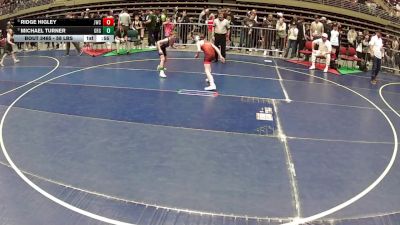 74 lbs Cons. Semis - Michael Turner, Green River Grapplers vs Ridge Higley, JWC