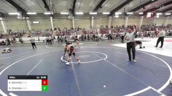 66 lbs Consolation - Arik Sanchez, Stout Wrestling Academy vs Hezekiah Oranday, Monte Vista Takedown Club