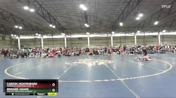 71 lbs Round 1 (4 Team) - Bridger Adams, Sublime Wrestling Academy vs Carson Montenegro, Homedale Wrestling Club