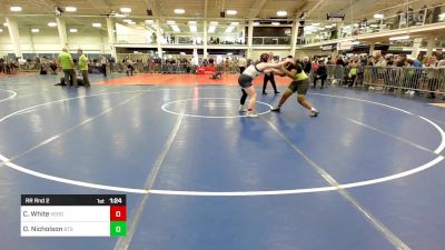 180 lbs Rr Rnd 2 - Caeleigh White, Vergennes vs Dahnya Nicholson, BTS Providence