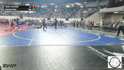 108 lbs Round Of 64 - Trinity Rickner, Glenpool JH vs Weslee Frith, Duncan Lady Demons