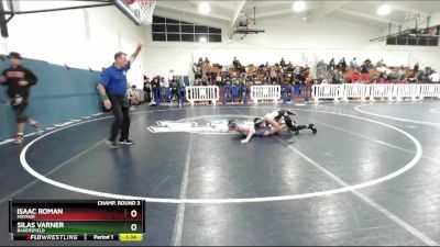 126 lbs Champ. Round 3 - Isaac Roman, Mayfair vs Silas Varner, Bakersfield