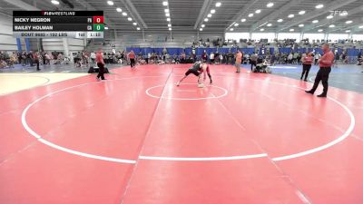 152 lbs 3rd Place - Nicky Negron, PA vs Bailey Holman, CA