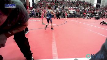 49 lbs Semifinal - Hudson Toon, Kansas Young Guns vs Gracelyn Alber, Barnsdall Youth Wrestling