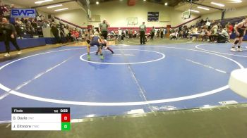 52 lbs Final - Garrett Doyle, Cowboy Wrestling Club vs Jaxon Ditmore, Team Tulsa Wrestling Club