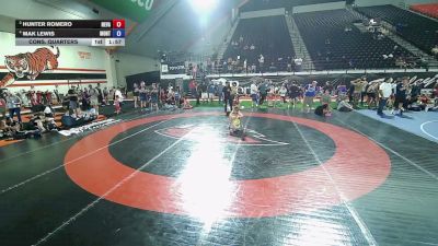 62 lbs Cons. Quarters - Hunter Romero, Nevada vs Mak Lewis, Montana