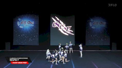 Clarksville Cheer Extreme - Respect [2025 USASF Cheer-Prep Round 1] 2025 Battle on Broadway