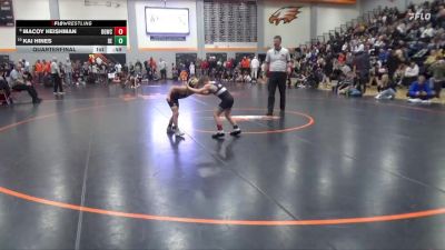 57 lbs Quarterfinal - Kai Hines, DC Elite vs Macoy Heishman, Big Game Wrestling Club