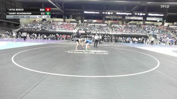 140 lbs Quarterfinal - Ayva Besco, Wichita-Kapaun Mt. Carmel HS vs Daisy Schomaker, Valley Center HS