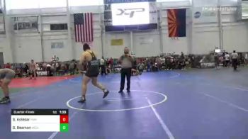 220 lbs Quarterfinal - Sam Kolesar, Punisher vs Gavin Beaman, Vegas Sport Wrestling