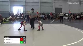 40 lbs Rr Rnd 6 - Jace Villamil, Cali Red vs Shaylie Wilkins, SoCal Grappling Club